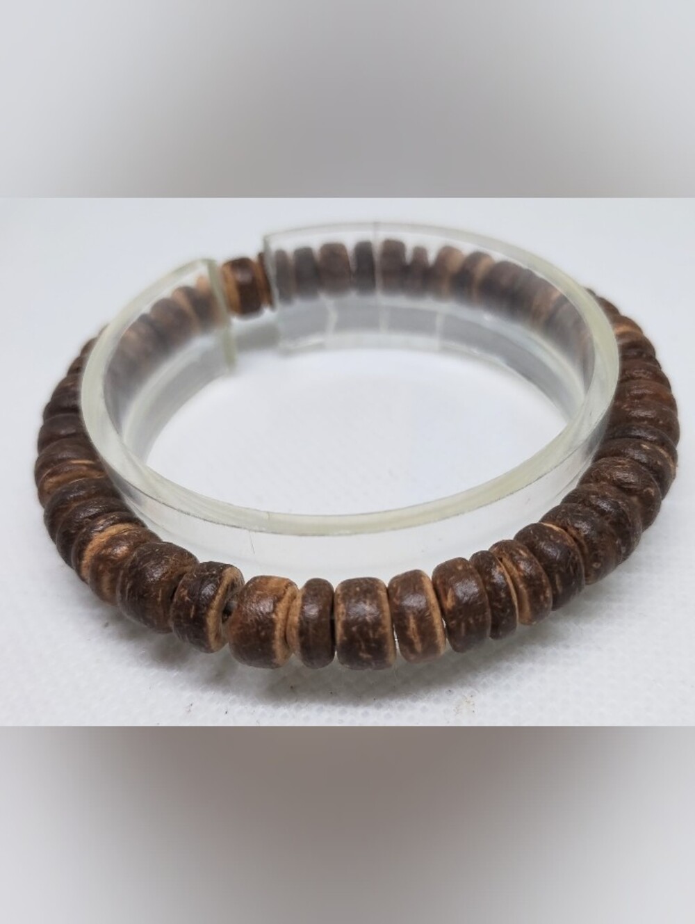 Men's Bracelet Beaded Beads Brown New Jewelry G29